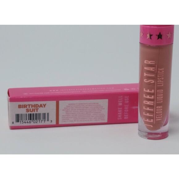 Jeffree Star Velour Liquid Lipstick in the Hot Pink box. Birthday Suit - Picture 3 of 4